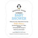 Blue Penguin Waddle Over Shower Invitations Image 3 of 6